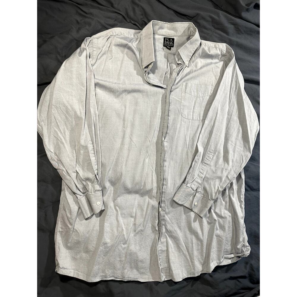 Jos A Bank Classic Collection Light Blue Button Up 19-36